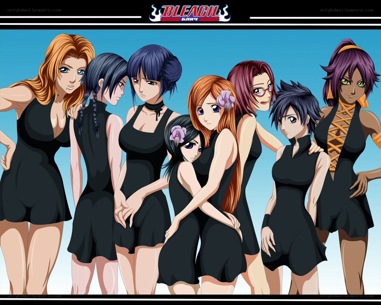 Bleach female characters group