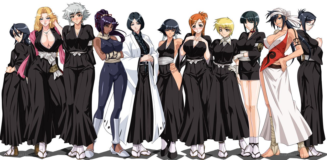 Bleach female characters lineup