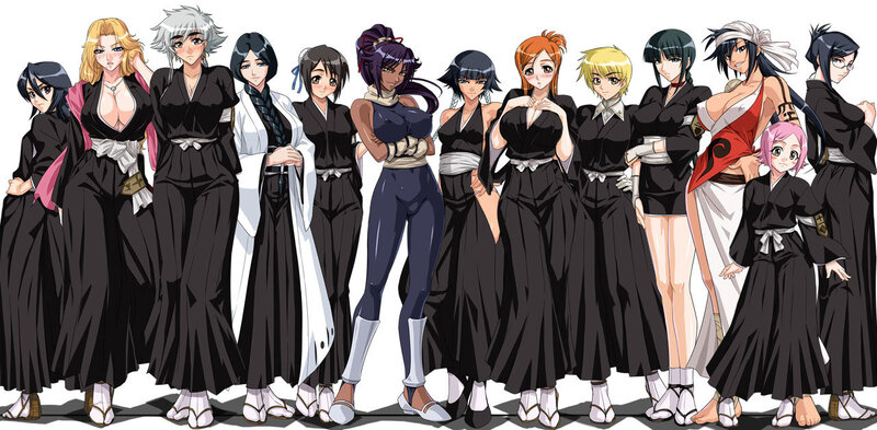 Bleach female characters lineup