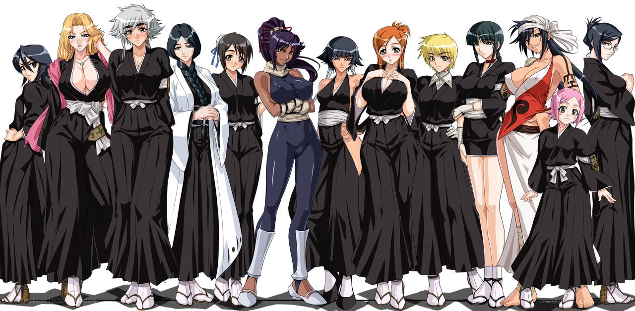 Bleach female characters lineup
