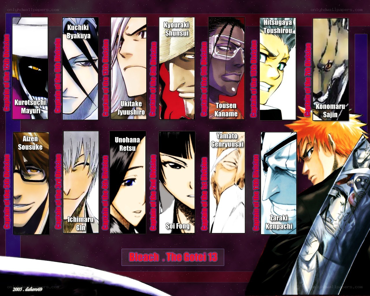 Bleach Gotei 13 Captains
