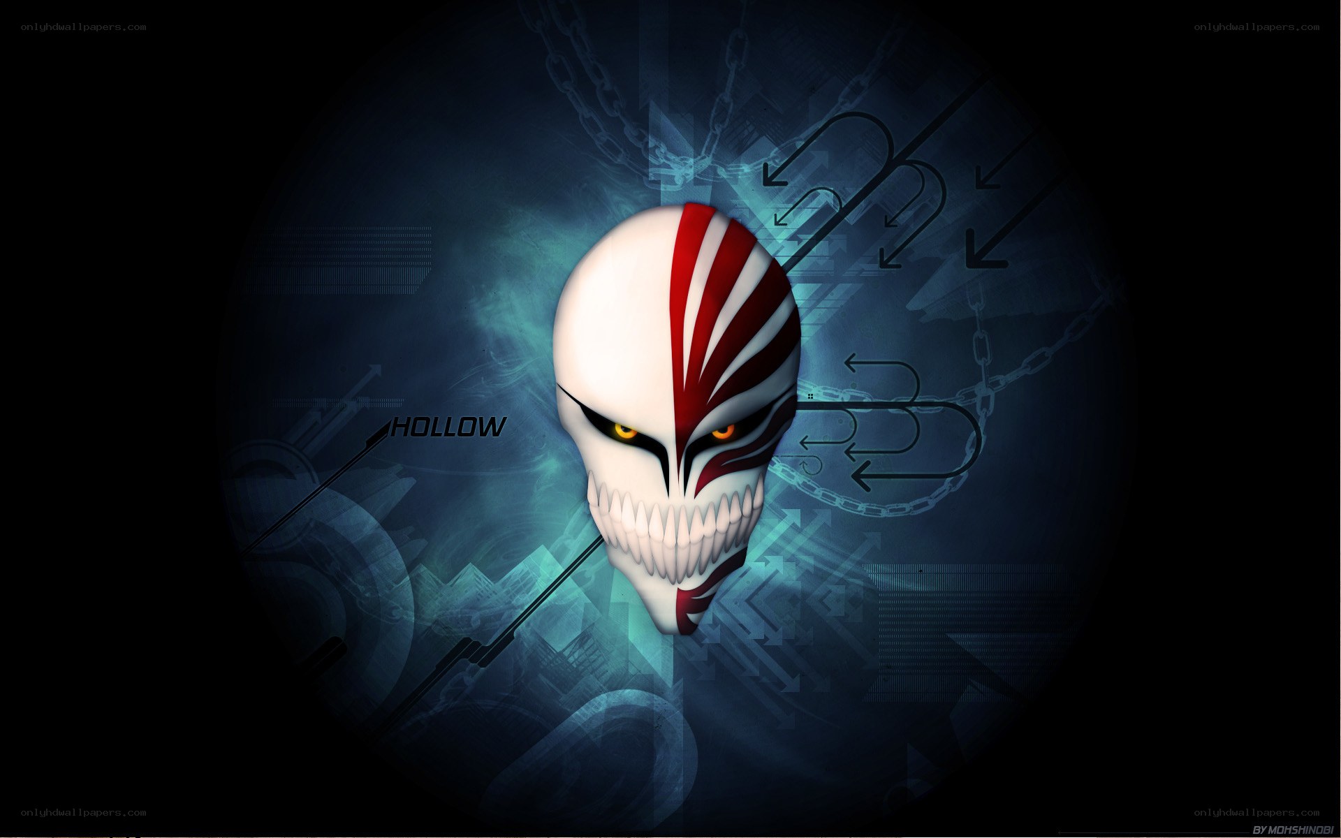 Bleach Hollow mask artwork