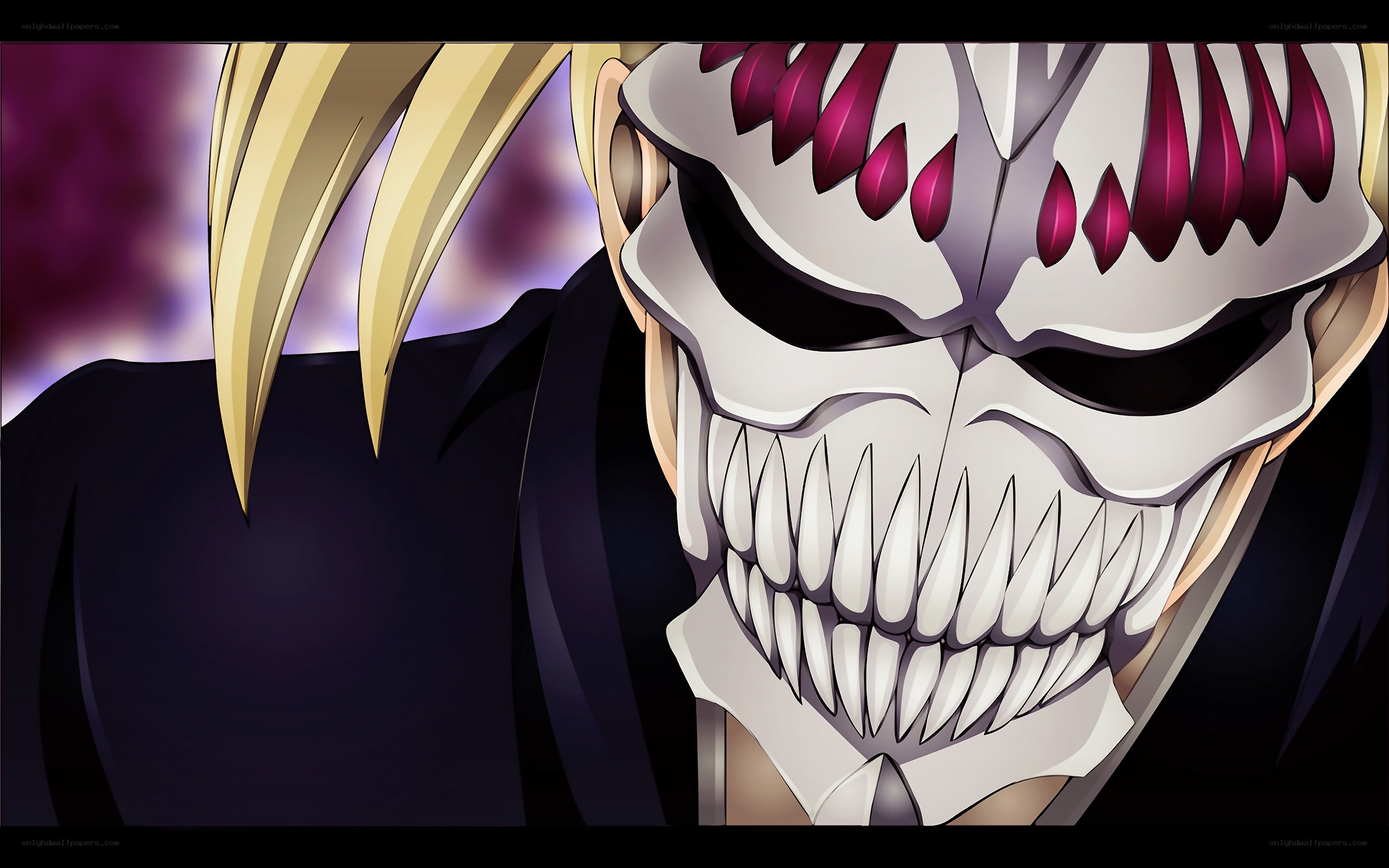 Bleach Hollow mask close-up