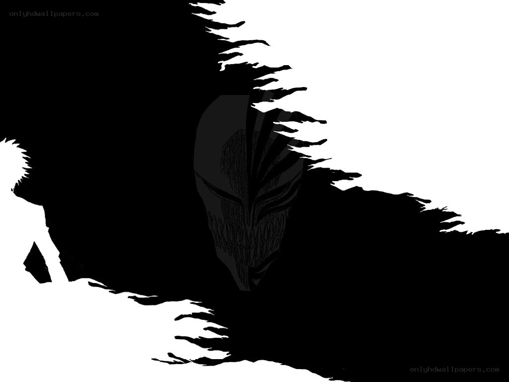 Bleach Hollow mask silhouette