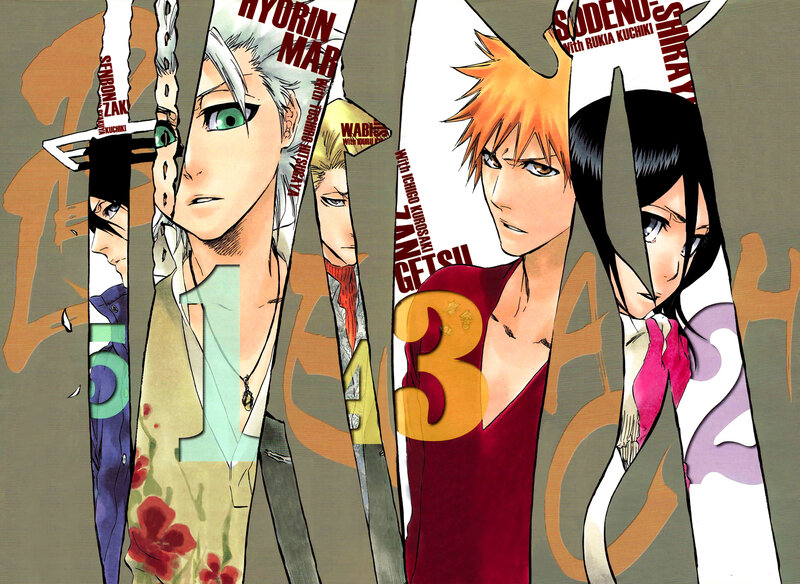 Bleach manga volume covers