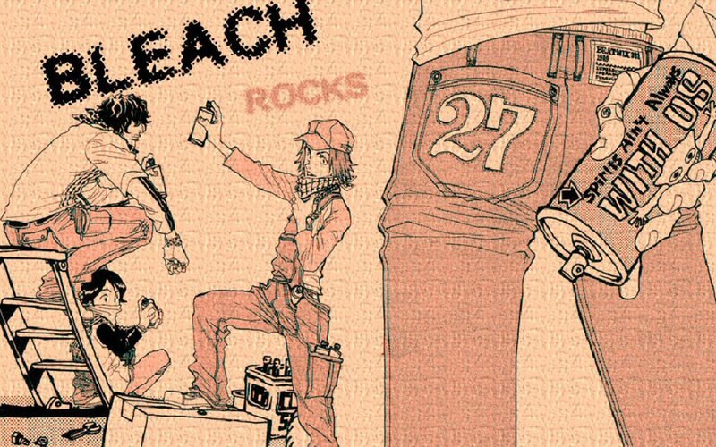 Bleach rocks graffiti art