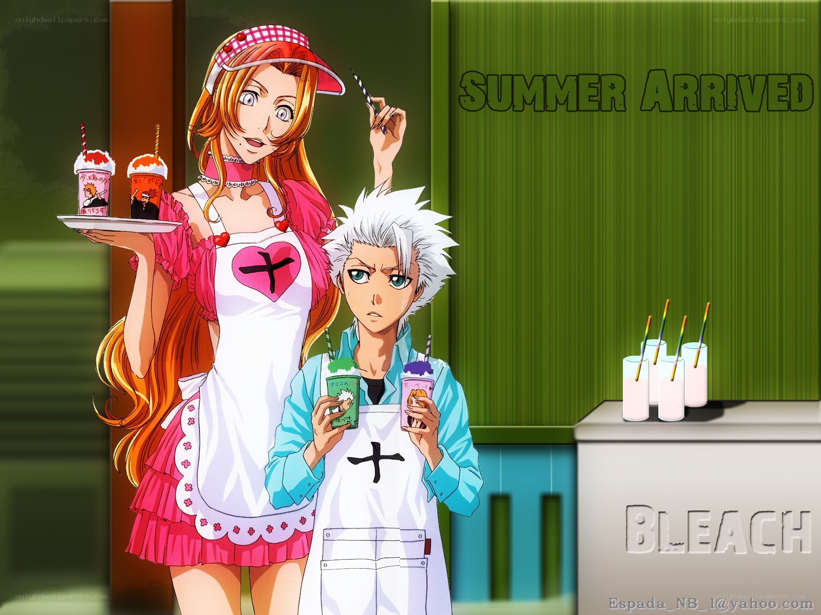 Bleach summer drink scene