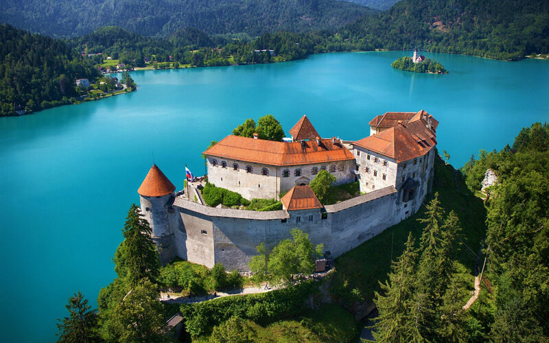 Bled Castle on Lake