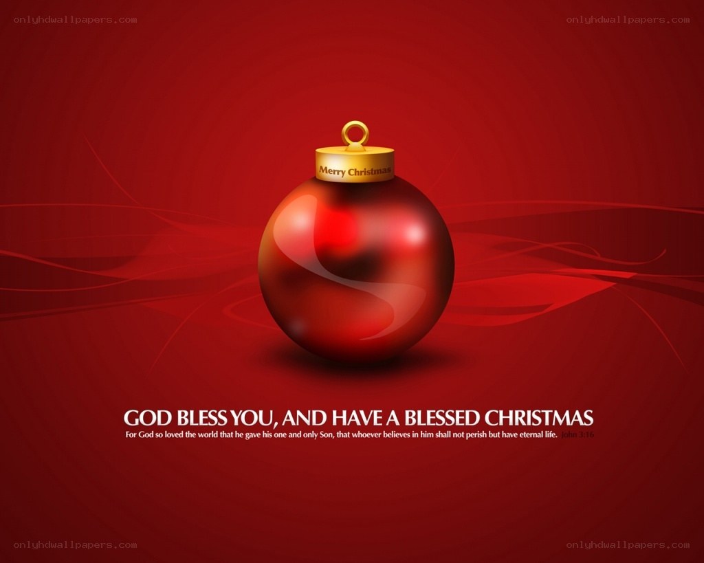 Blessed Christmas Ornament