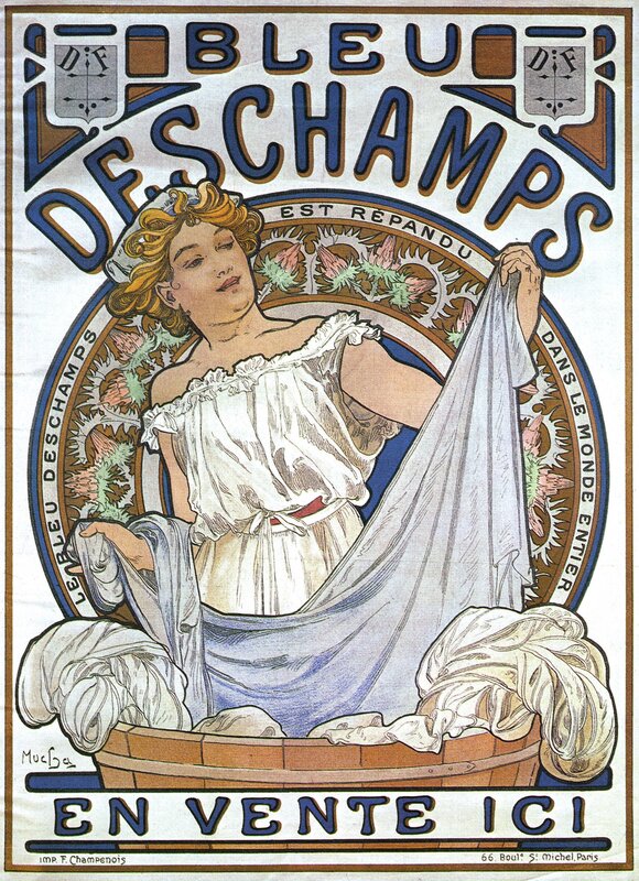 Bleu Deschamps laundry advertisement
