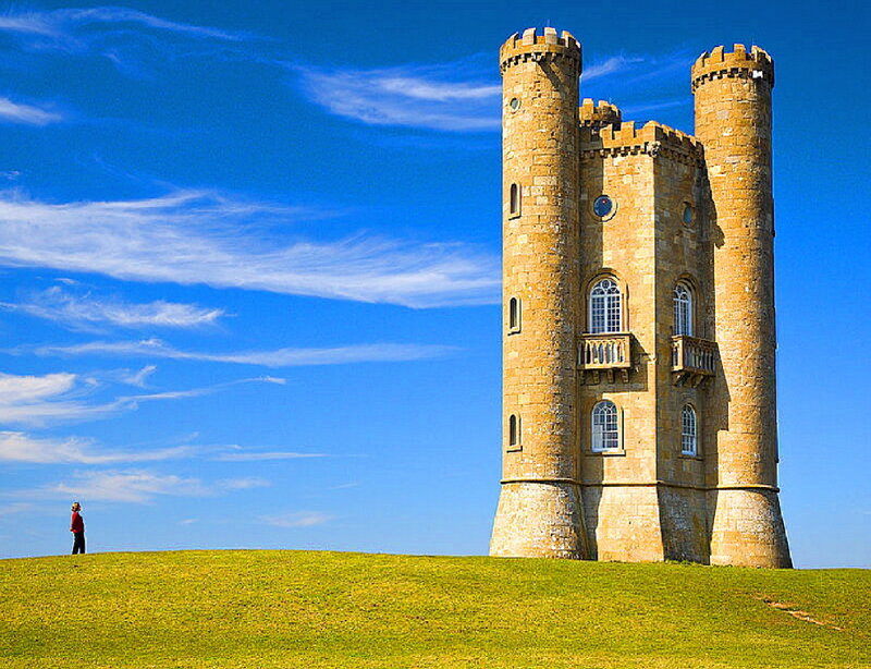 Blickling Hall Tower — Blue