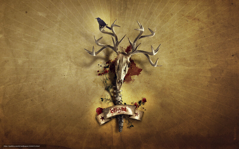 Blight: Deer Skull and Bird
