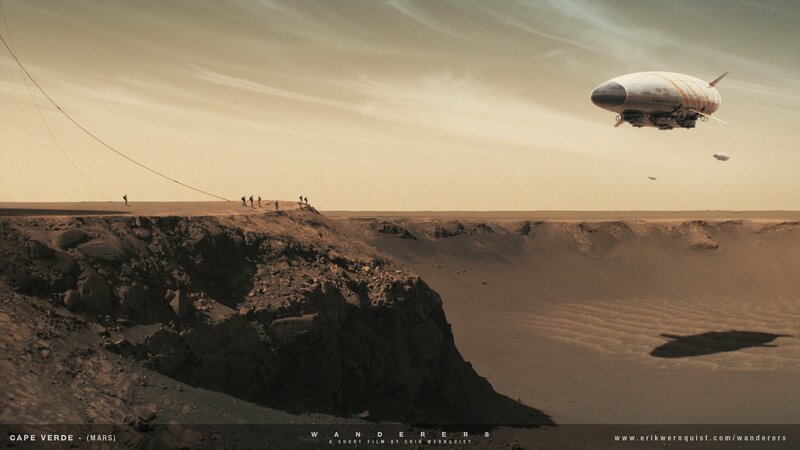 Blimp over Canyon