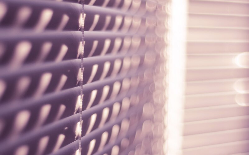 Blind slats with light