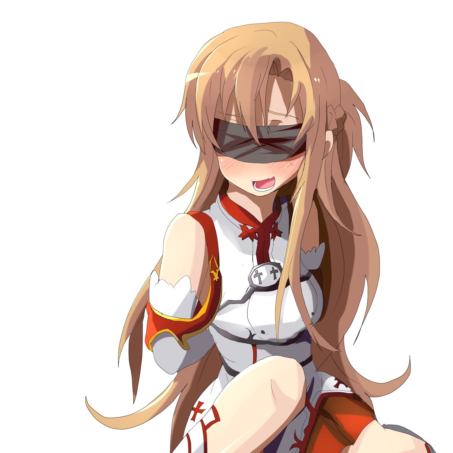 blinded anime girl character