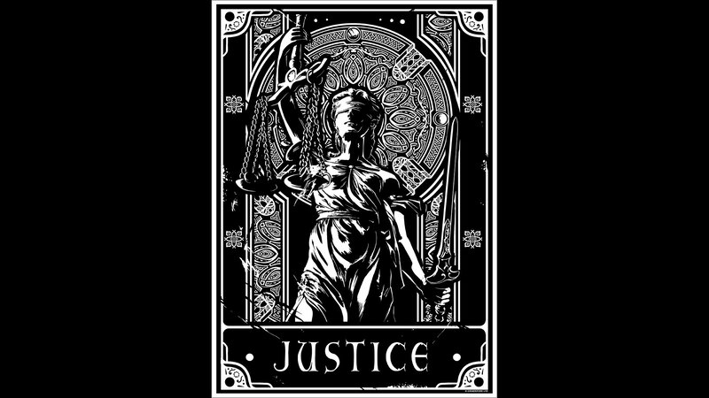 Blindfolded Justice Figure