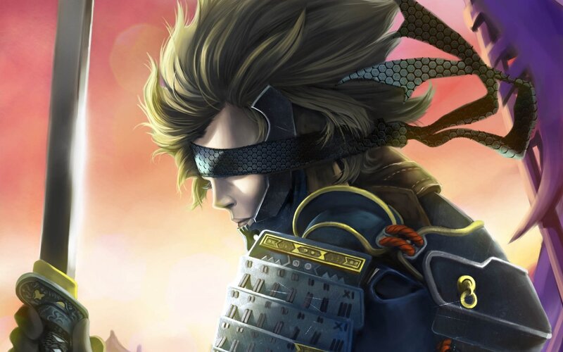 Blindfolded Samurai Warrior