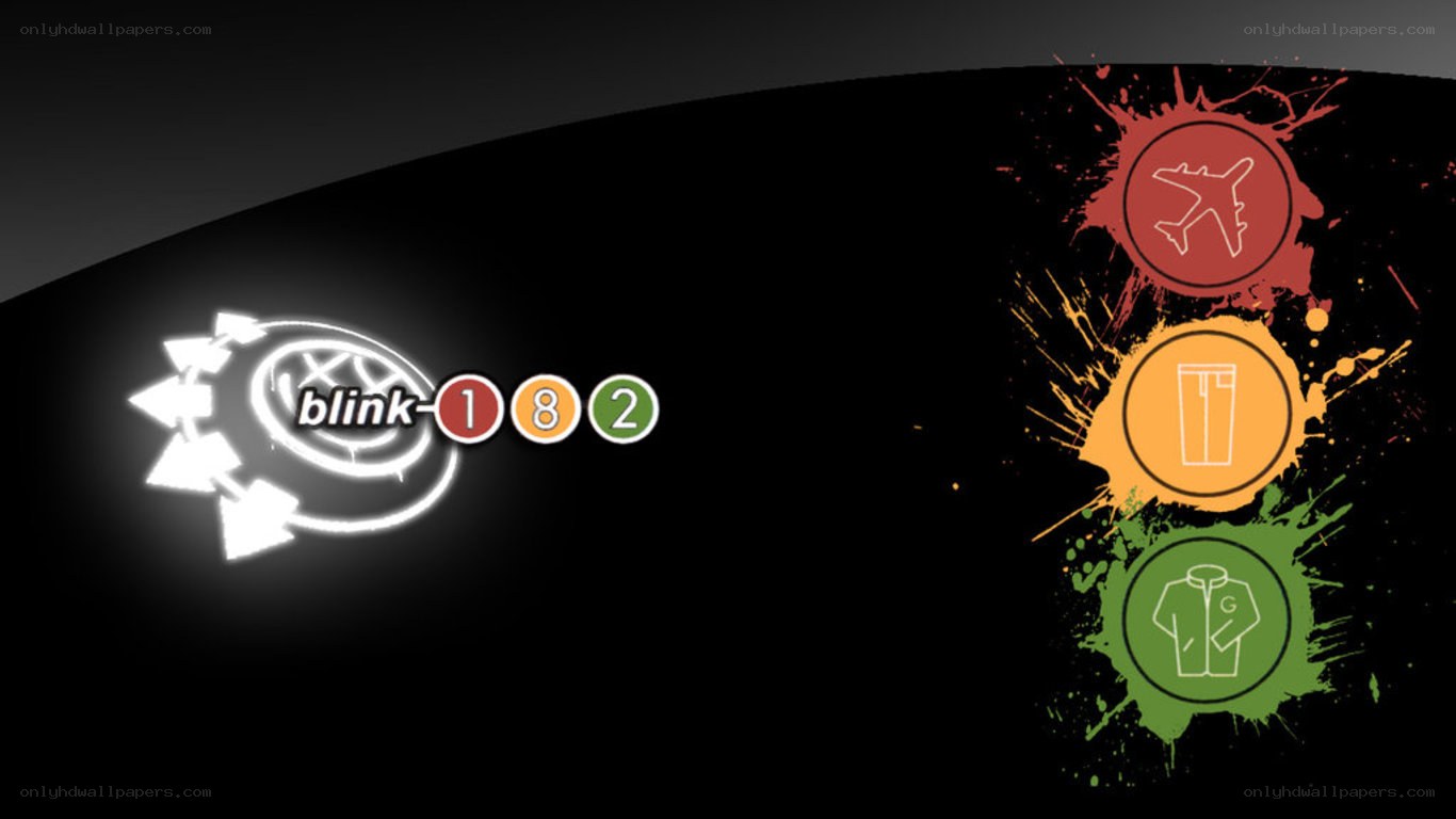 Blink-182 logo and icons