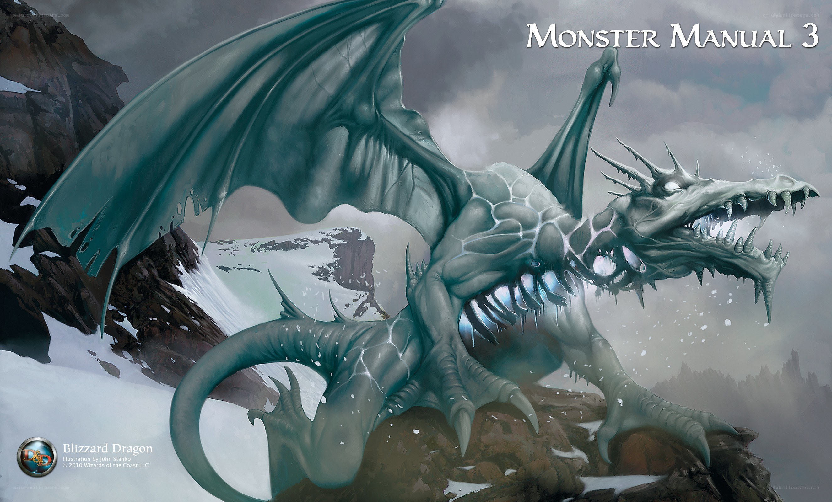 Blizzard Dragon from Monster Manual 3