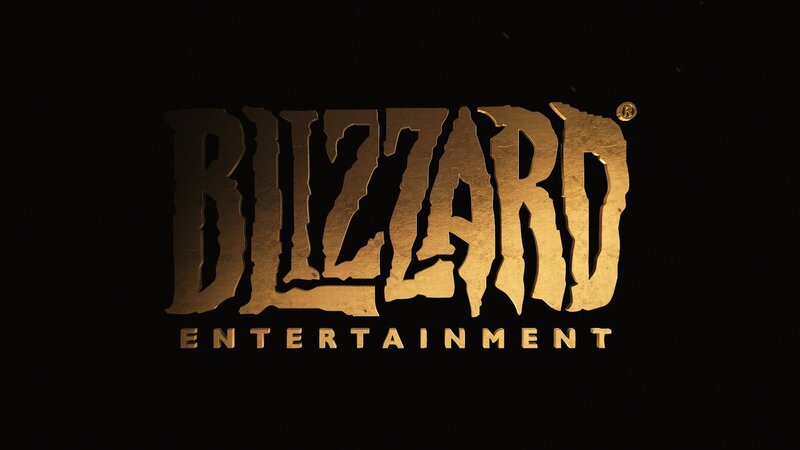 Blizzard Entertainment Logo — Black, Dramatic, Digital Art