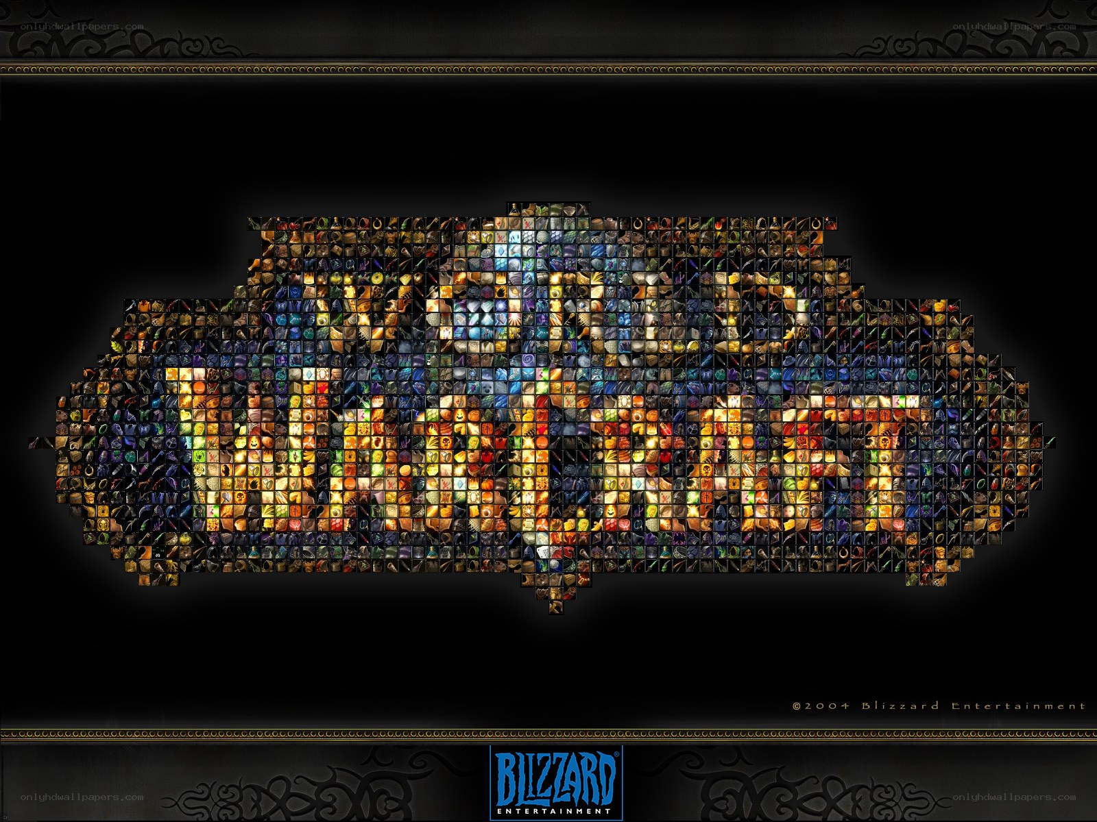 Blizzard mosaic artwork