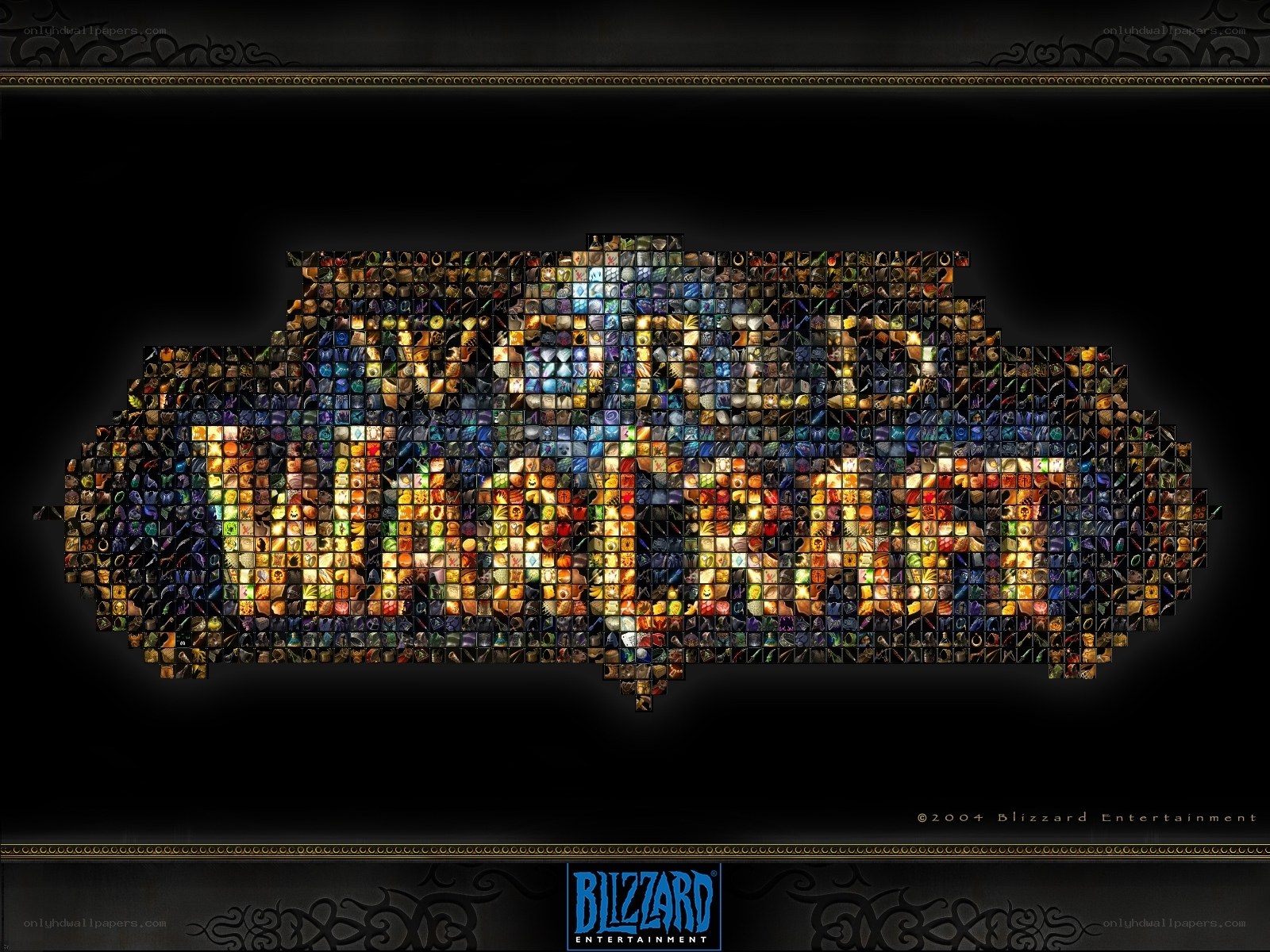 Blizzard mosaic artwork