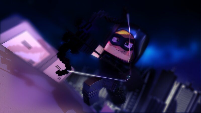 Blocky Archer Character