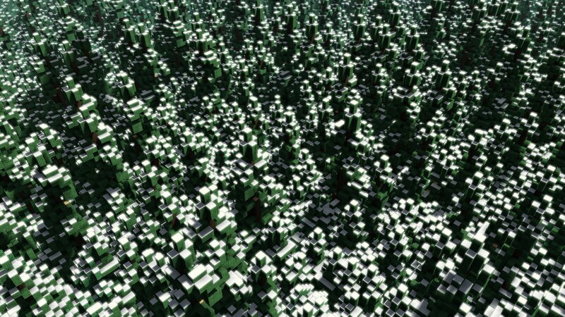 Blocky Forest from Game