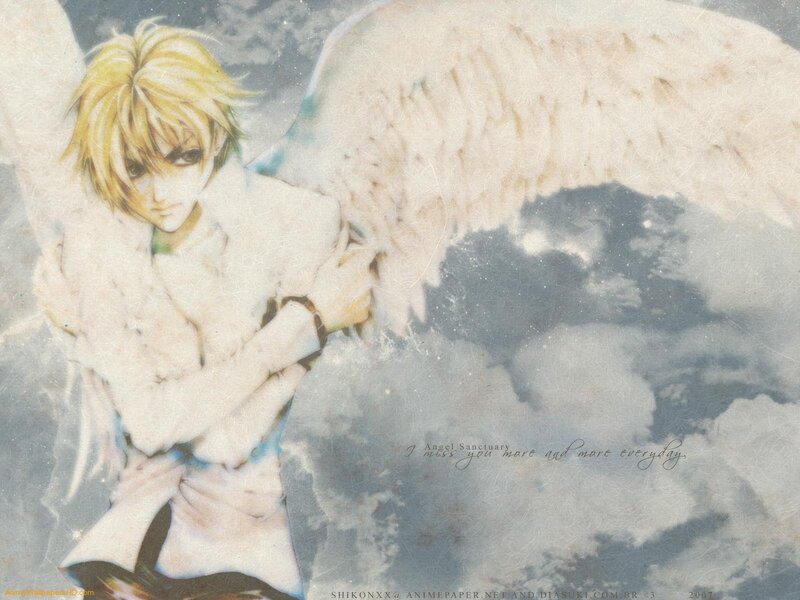 Blond Angel with Wings
