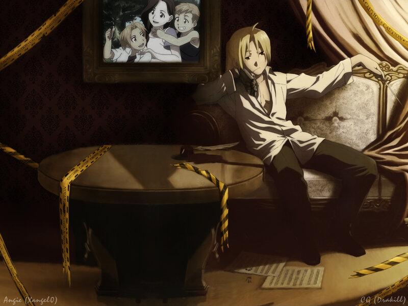 Blond Anime Character — Brown, Melancholic