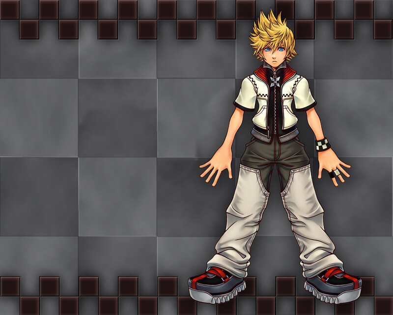 Blond Anime Character — Gray, Neutral