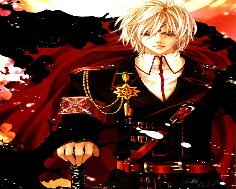 Blond Anime Character — Red, Dramatic