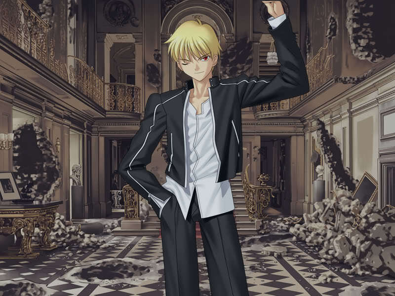 Blond Anime Character