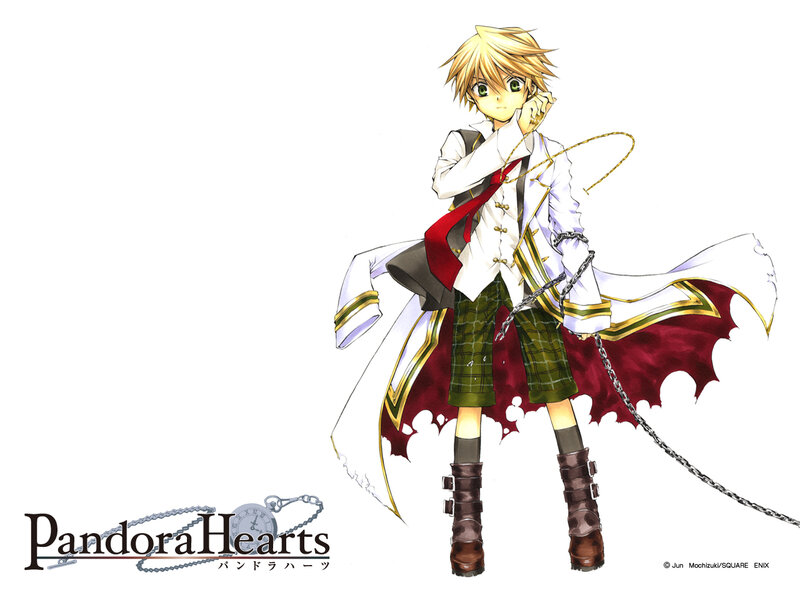 Blond Anime Character — White, Dramatic, Chain