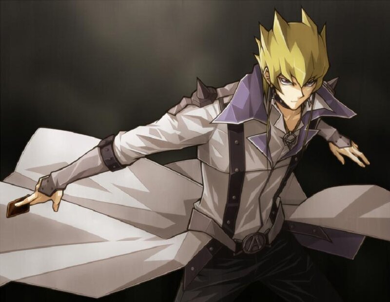 Blond Anime Character — White, Dramatic