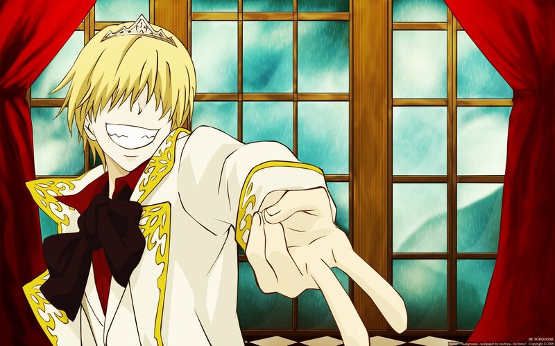 Blond Anime Character — White, Dramatic, Turban