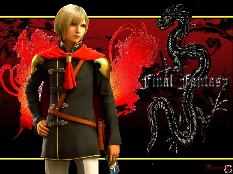 Blond Character in Uniform