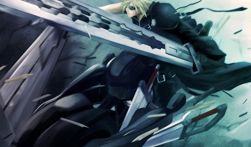 Blond Character with Sword