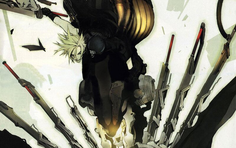Blond Character with Weapons