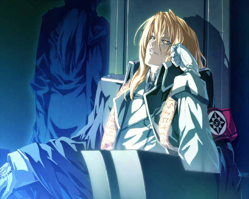 Blond-haired Anime Character — Blue
