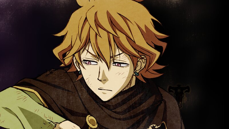 Blond-haired Anime Character — Brown