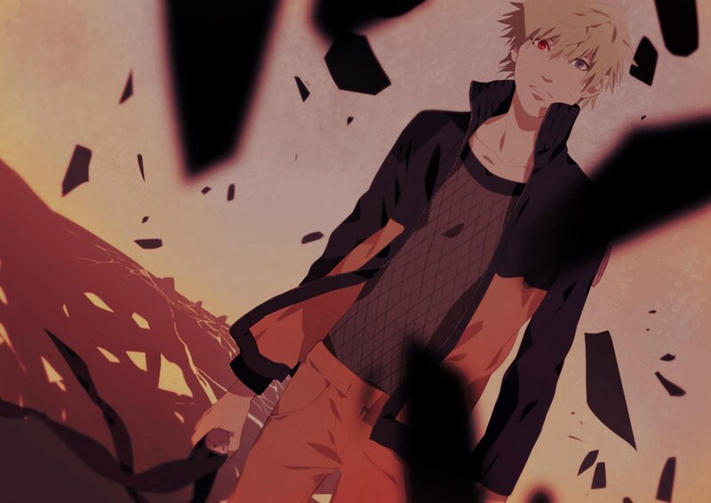 Blond-haired Anime Character — Orange, Dramatic