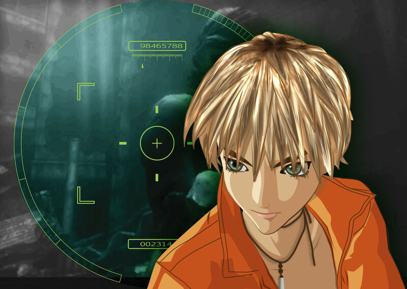 Blond-haired Anime Character — Orange