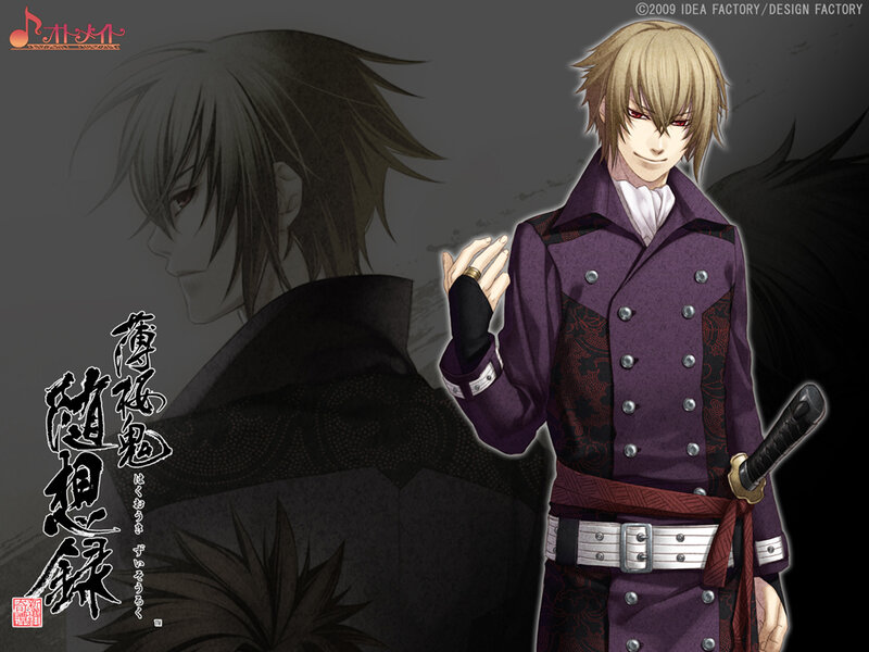 Blond-haired Anime Character — Purple
