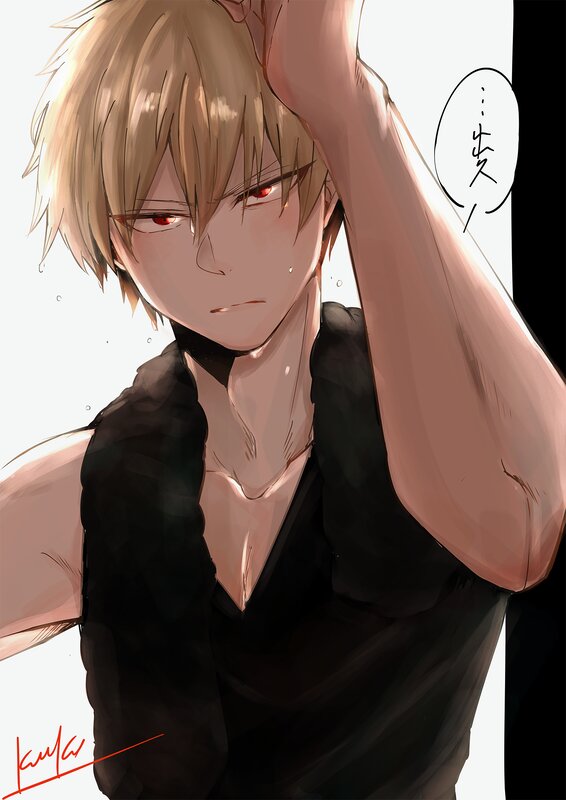 Blond-haired Anime Male