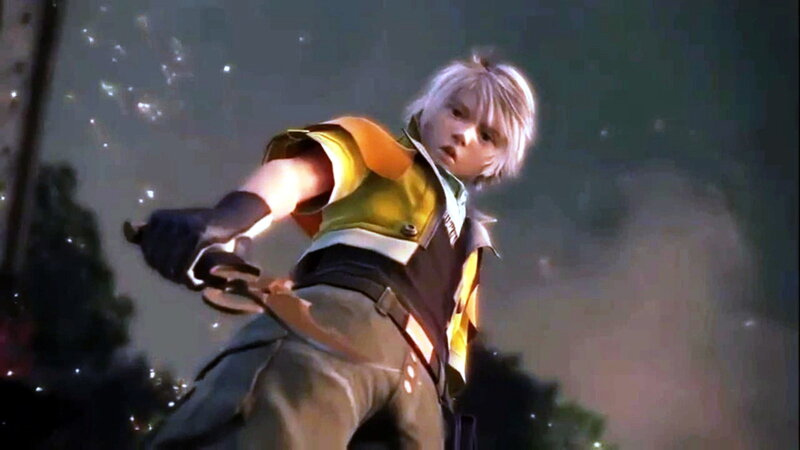 Blond-haired Character in Action
