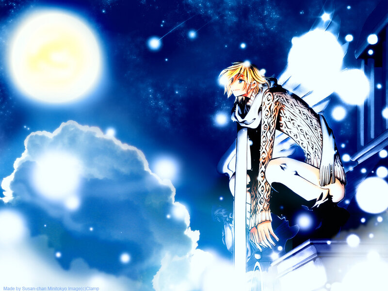 Blond-haired Character on Balcony
