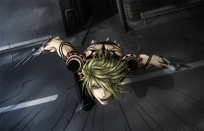 Blond-haired Character with Claws