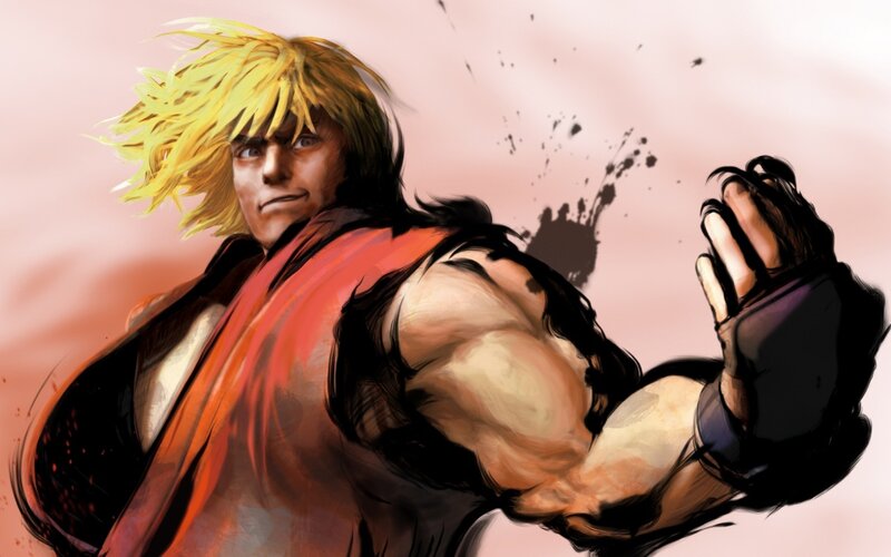 Blond-haired Fighter