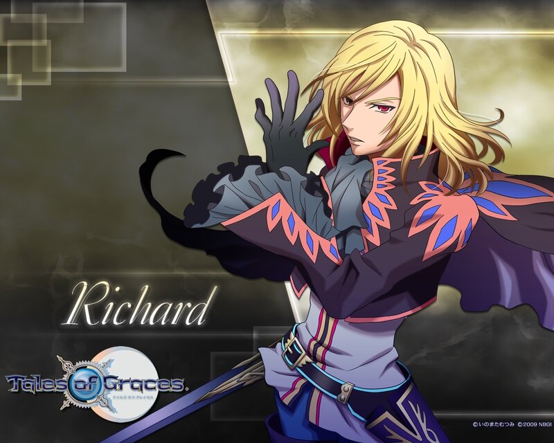 Blond-haired Male Character — Black, Dramatic